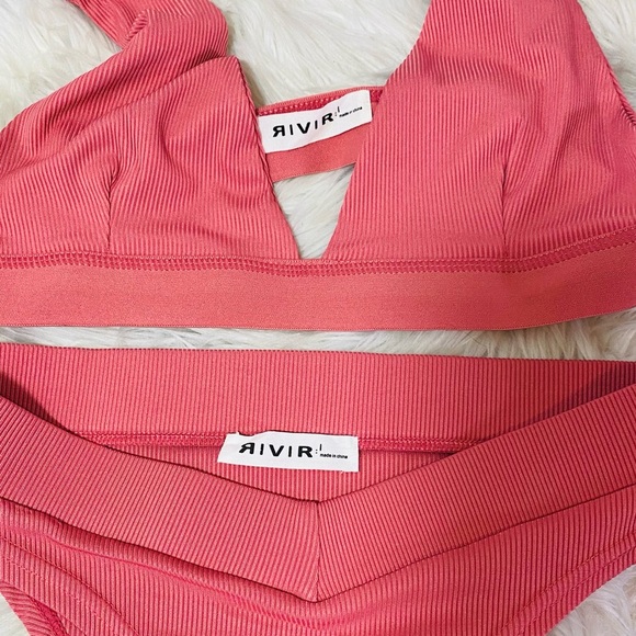 RIVIR Textured Ribbed Women's Intimate Sleepwear Set NWOT Sz-Large - Picture 2 of 4